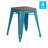 Alsadig 18" Table Height Indoor Stackable Metal Stool with Wood Seat-1562963778