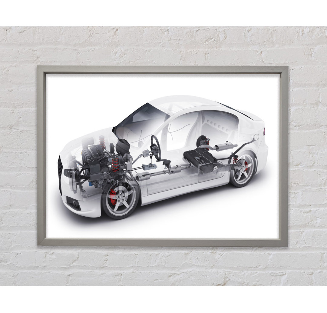 Inside Of A Car Diafram - Single Picture Frame Kunstdrucke auf Leinwand