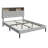 Bed Frame with Adjustable 2-Tier Storage Headboard and Charging Station, Solid Metal Platform Bed Frame, Noise-Free, No Box Spring Needed, Easy to Assemble-545500946