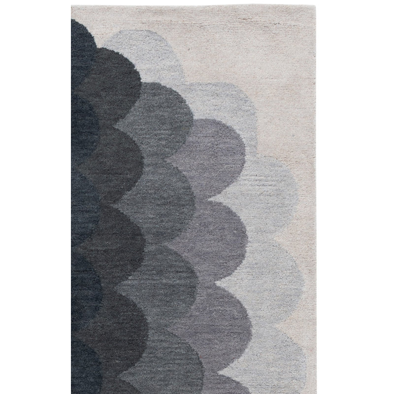Metro Hand Tufted Wool;Cotton Geometric Indoor Rug, 3'-0" X 5'-0" Rectangle