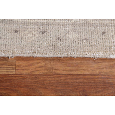 Hurry One-of-a-Kind Rectangle 7'11" X 11'3" 1940s Wool Area Rug in Beige