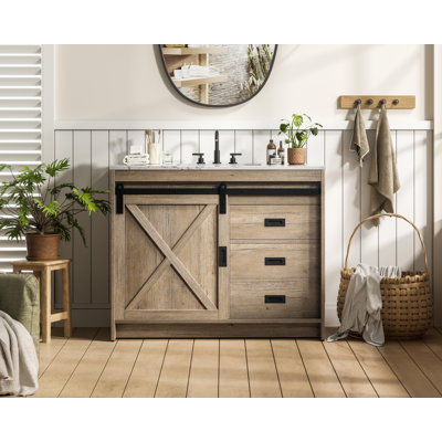 Meuble-lavabo simple 42 po Boden