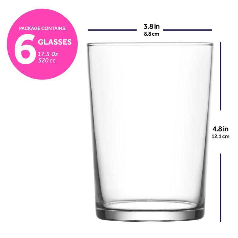 Bodega 17.5oz. Drinking Glass Set