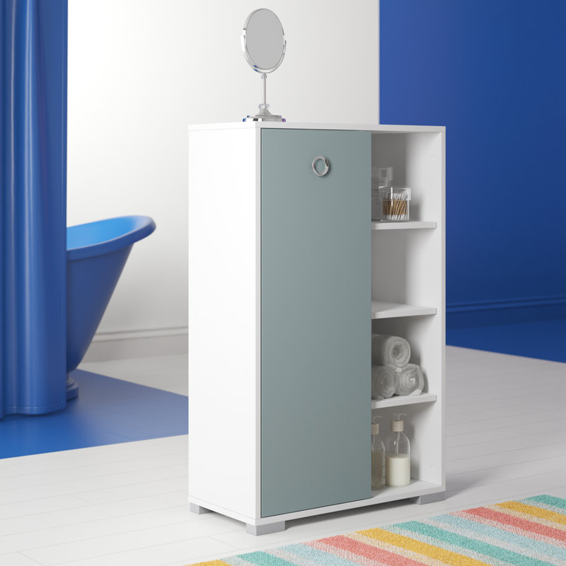Kimi Bathroom Cabinet, Pigeon blue