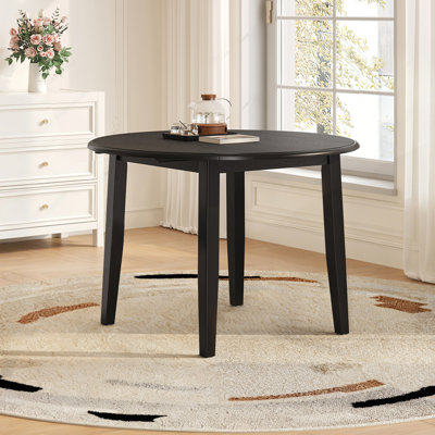 Table de salle à manger extensible ronde pour 2 à 4 personnes