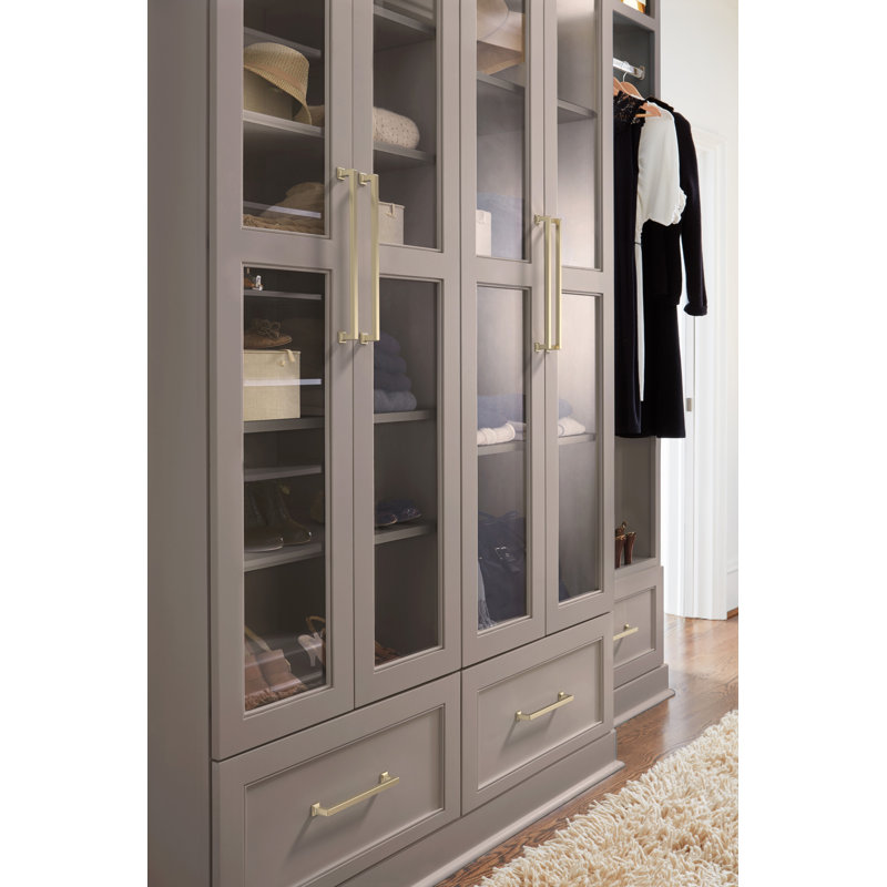 Poignée d'armoire Lintel, 8 13/16", Champagne doré