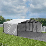 Abri d'auto en acier avec 3 ensembles muraux Arrow, 20 x 20 x 07