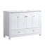 Ensemble de meuble-lavabo 48 po avec lavabo en céramique, 4 portes à fermeture douce et 2 tiroirs-1262634462