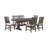 Almaha 6 - Person Double Pedestal Dining Set
