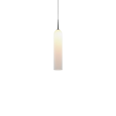 Luminaire suspendu cylindrique à 1 lumière DEL