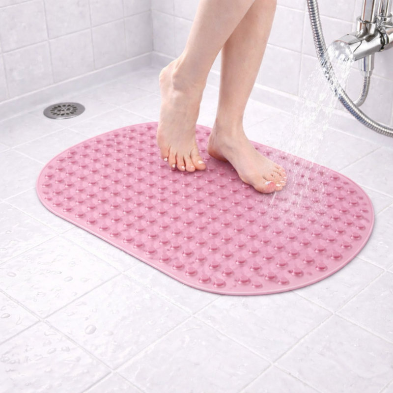 Shower Bathtub Mat Solid, Pink