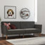 Mirrabooka Twin 204.5cm Upholstered Convertible Sofa-653073275