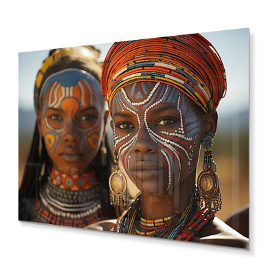 Tribus d'Afrique Ndebele Sud - Tribus d'Afrique, estampes murales en métal