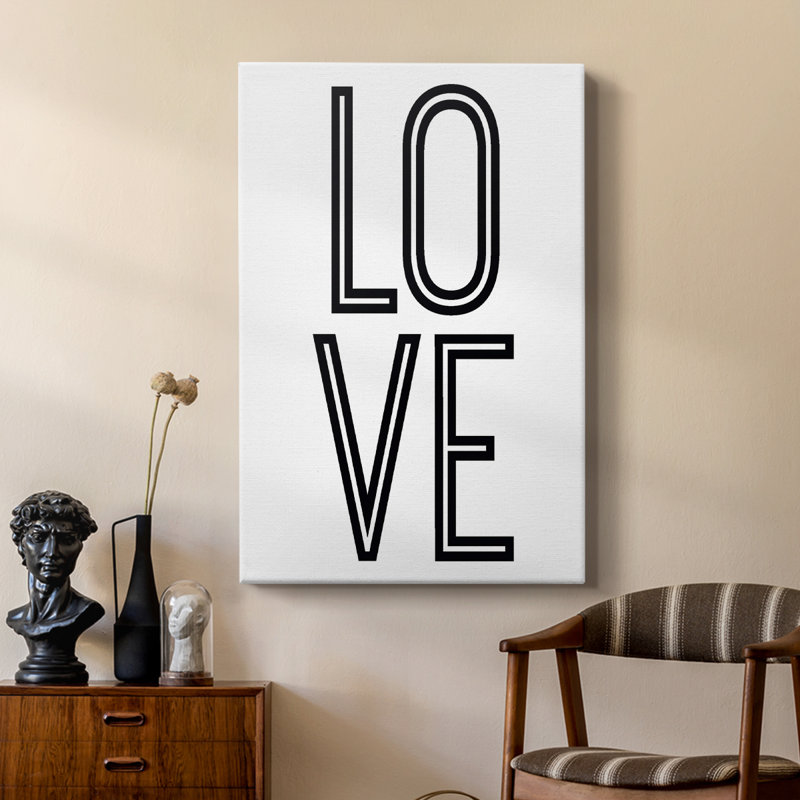 Bold Love II - galerie sur mesure, H 18 po x l 12 po