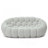 Bubble Modular Sofa Loveseat Light-Grey