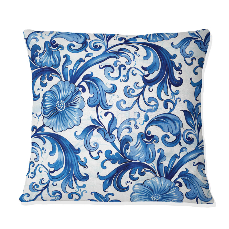 Coussin Floral Breeze I - Glam, H 16 po x l 16 po