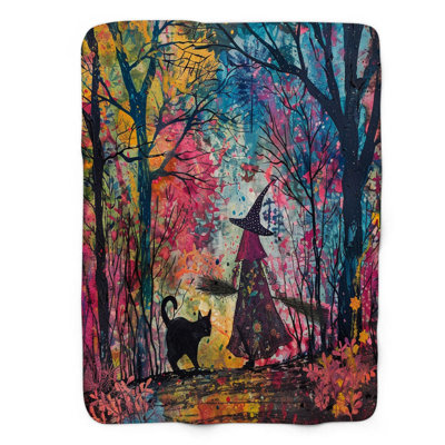 Woodland Witchcraft - 1 Piece Premium Sherpa Blanket 0174
