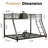 76" Metal Twin Bunk Bed, Reinforced Stable Frame, Easy Assembly, Kid-Safe Design for Bedroom and Dorm-823679717