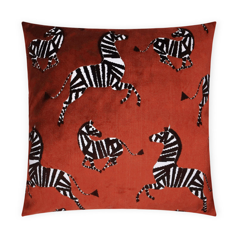 Coussin Farlowe, Grenat, Traversin H 14 po x l 42 po