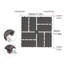 44 Pack 30.5 cm x 30.5 cm Interlocking Deck Tiles, Weatherproof Low Maintenance Plastic Tiles-1527240691