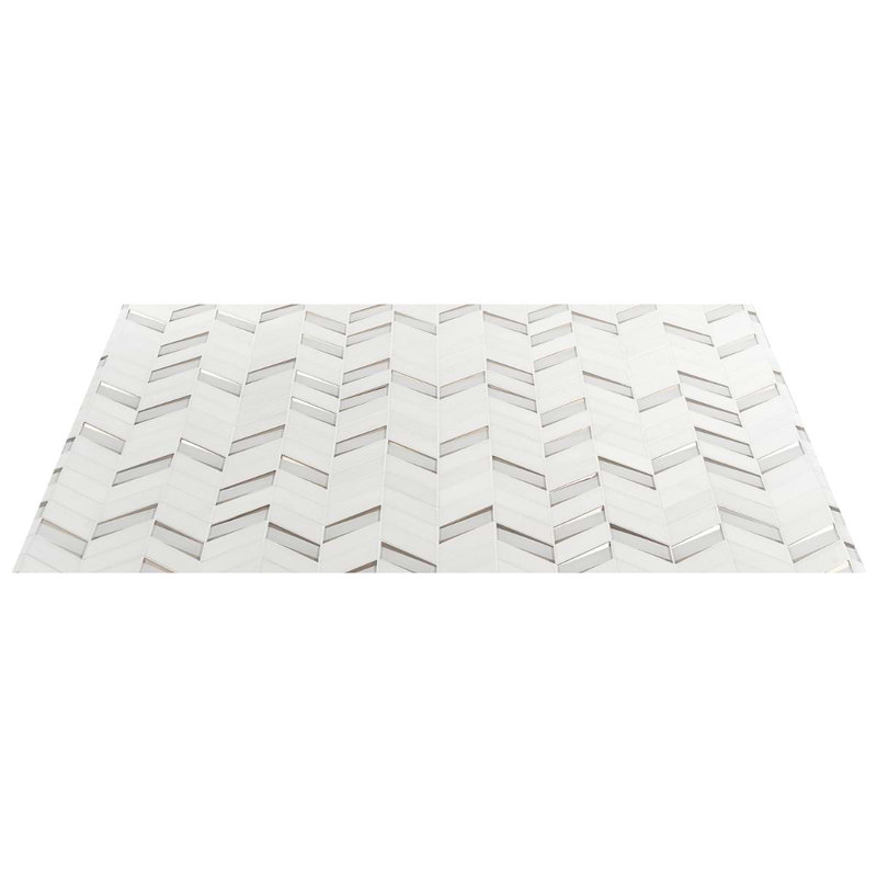 Kasol Marble And Mirrored Glass Mosaic, Golden Mirror