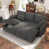 Dark Gray Linen