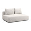 Chiemi Cheryll Textured Fabric Modular Loveseat-619600025