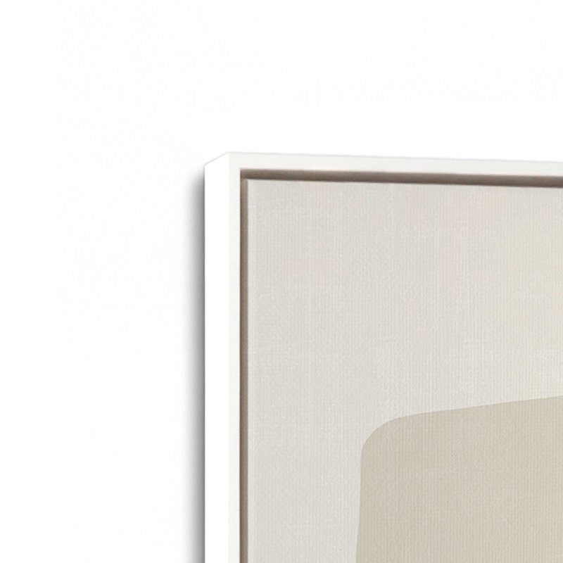 Modern Muse v1 Print on Canvas, Opaque White Floater Framed, 48.75" H x 32.75" W x 1.75" D