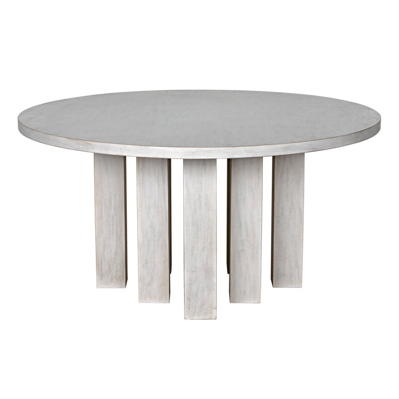 Resistance Round Mahogany Wood Dining Table