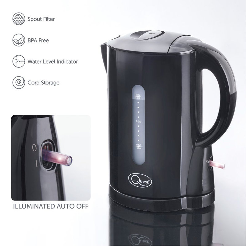 Quest Plastic Electric Tea Kettle