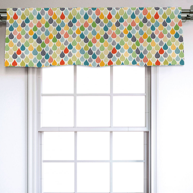 Sateen Ruffled Window Valance