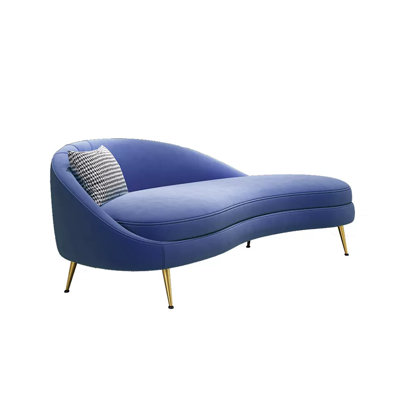 Bevens Upholstered Chaise Lounge by Everly Quinn