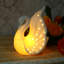 Lampe de décoration en céramique pour chambre à coucher avec pile Lovely Delicate Swan