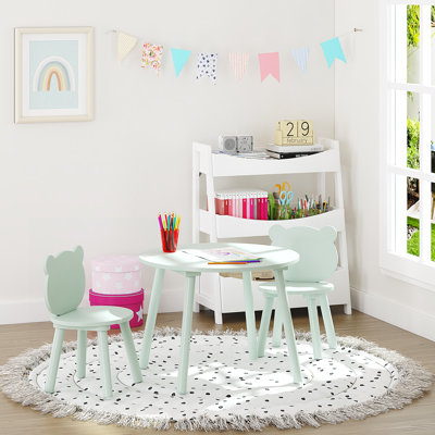 Cute Bear Kids Play/Activity Table And Chair Set