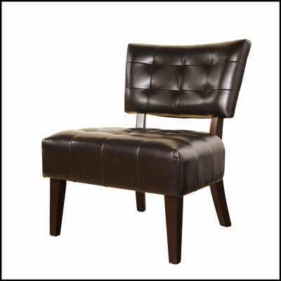 Fauteuil d'appoint capitonné en cuir avec sièges surdimensionnés Furniture pour un confort et une élégance ultimes