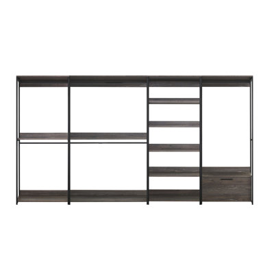 Monica Wood Walk-In Closet System