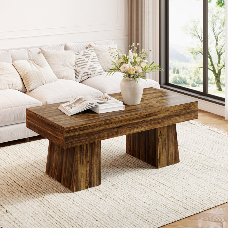 Table basse 47 pouces, Marron foncé