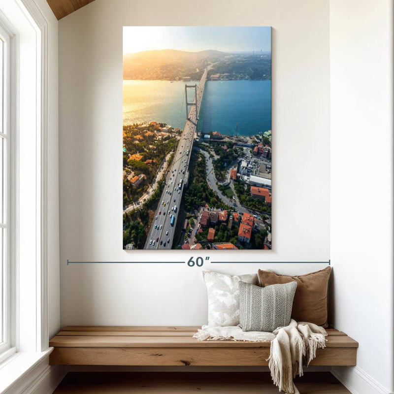 Nicci Istanbul Bosphorus Bridge, 51" H x 34" W