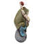 Statue fleurie grenouille amusante