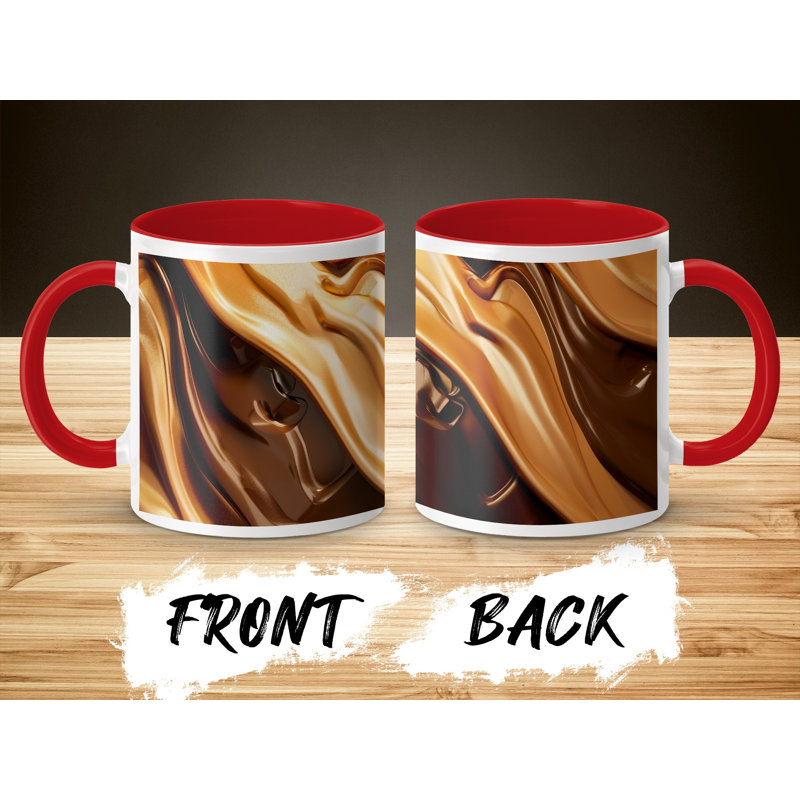 Ceramic Coffee Mug, Red