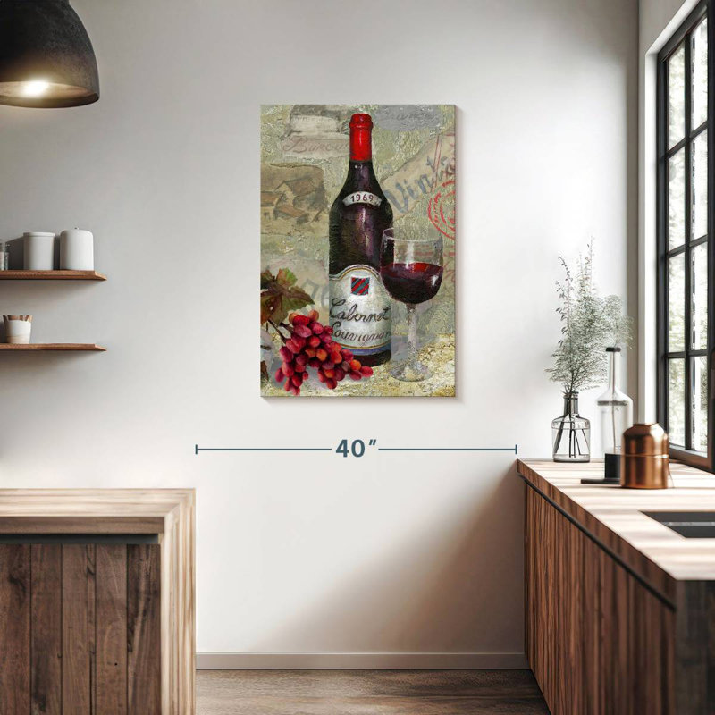 Yarlin Cabernet Sauvignon, 36" H x 24" W