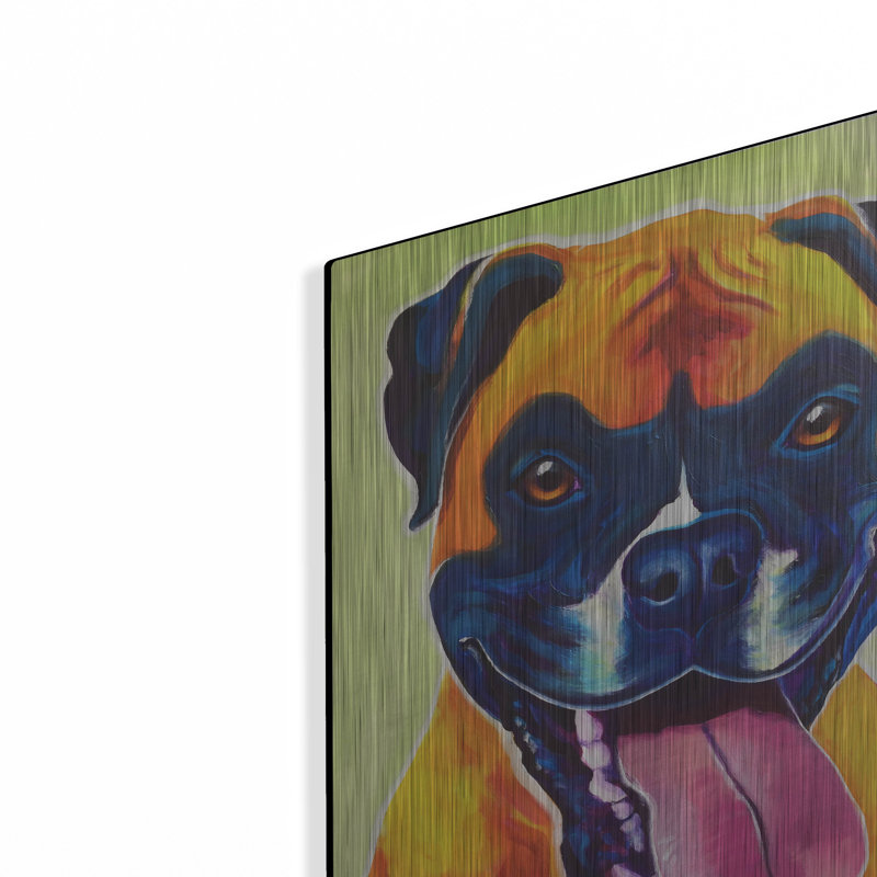 «Boxer - Bear» par Dawg Painter, H 16 po x l 12 po