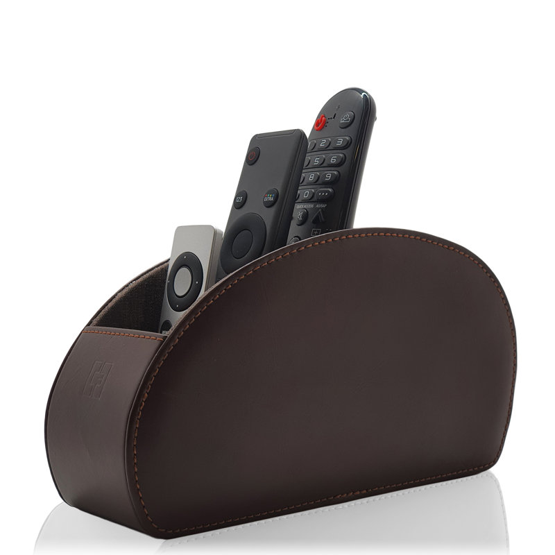 Honey-Mae Remote Control Holder, Brown