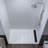 Matte White Solid Surface Shower & Tub Wall Panel, Surround, Quick Install, Cuttable, 0.138" thick-113370335-113370338