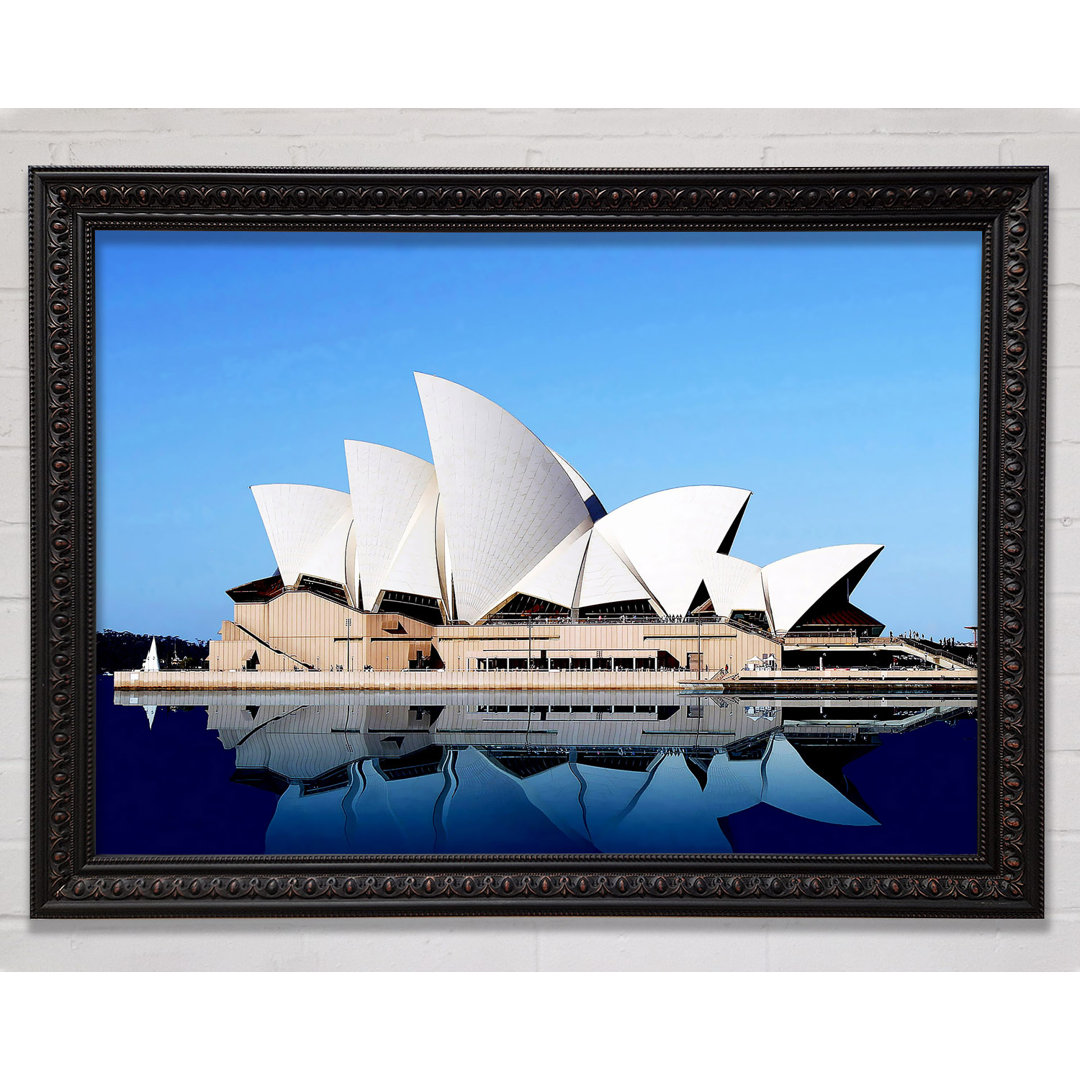 Sydney Opera House Reflections - Einzelner Bilderrahmen Kunstdrucke