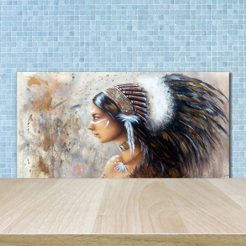 Bisceglia 50cm W x 100cm L Glass Peel and Stick Panel