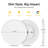 8 Pack 1600LM LED Flush Mount Ceiling Light, Dimmable, 5CCT Selectable, 7 Inch, Ultra-Thin, 15W, Round Modern Ceiling Fixture for Hallway Closet Bathroom Entryway Laundry Room