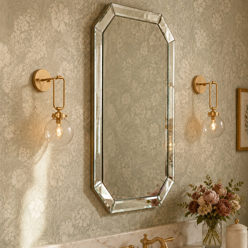 Alec Dimmable Armed Sconce, Bronze