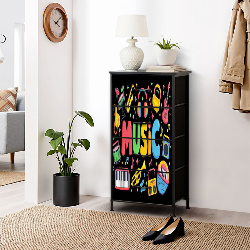 Commode pour commode de chambre à coucher pour garde-robe de salle de classe musicale