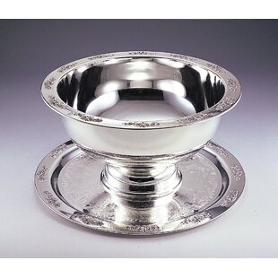 Choice 14 Qt. Stainless Steel Punch Bowl with Mirror Finish